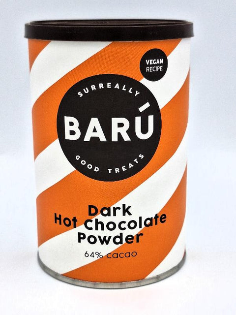 Dark hot chocolate powder