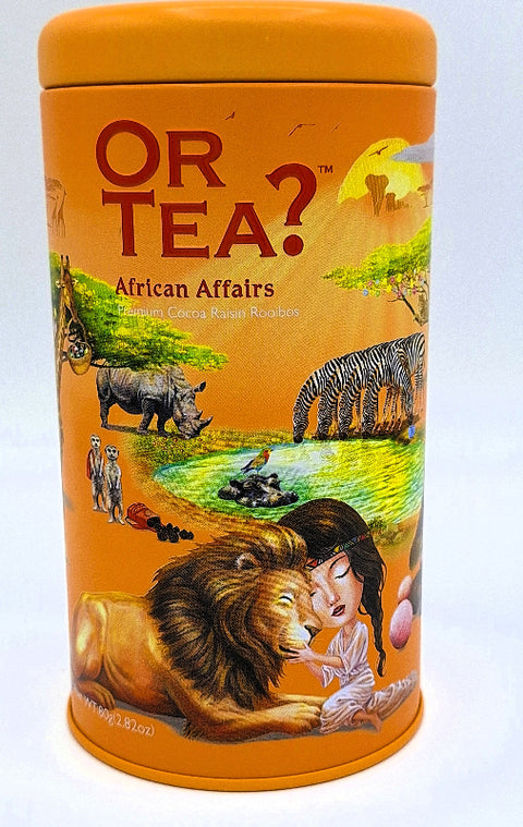 Bewaarblik met African Affairs rooibos infusie