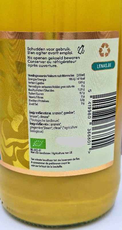 Gember-ananas 1l