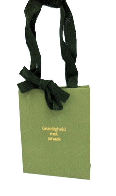 Geschenkzakje mini 'Gezelligheid met smaak'