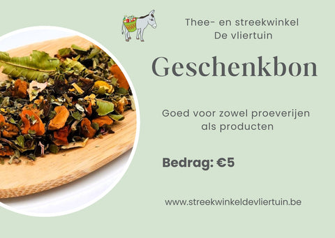 Cadeaubon, waarde zelf te kiezen