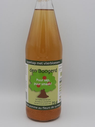 Appel-vlierbloesemsap 75 cl