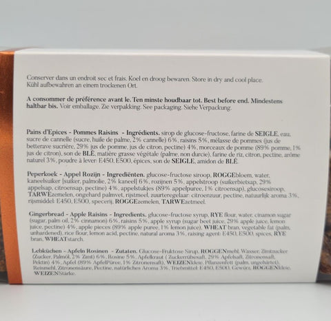 Peperkoek 220g appel-rozijnen