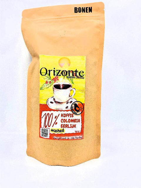 Washed koffie 400g bonen