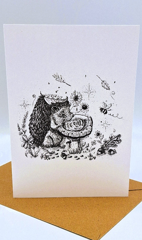Wenskaart egel