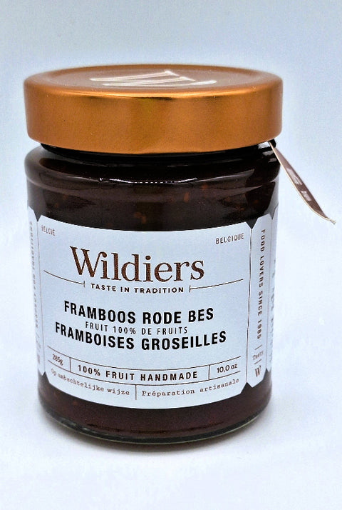 Fruitbeleg framboos-rode bes