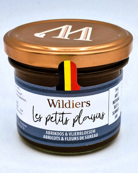 Abrikoos-vlierbloesemconfituur