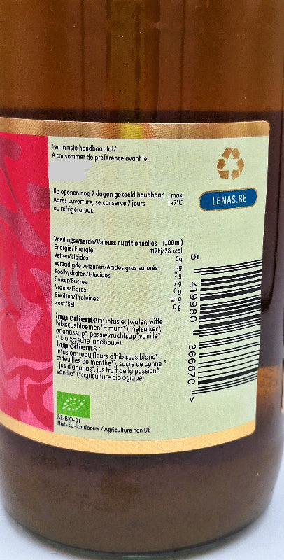 Hibiscussap wit 1l