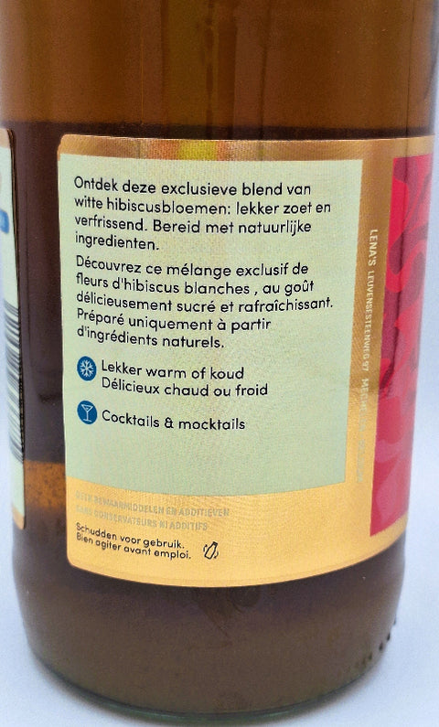 Hibiscussap wit 1l