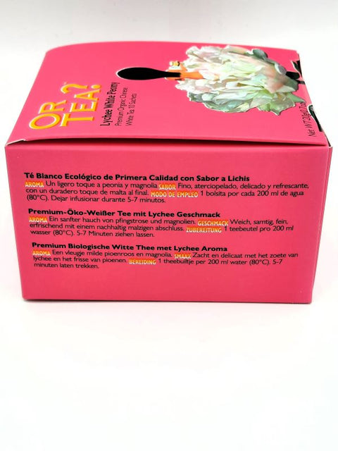 Lychee White Peony box 10 zakjes