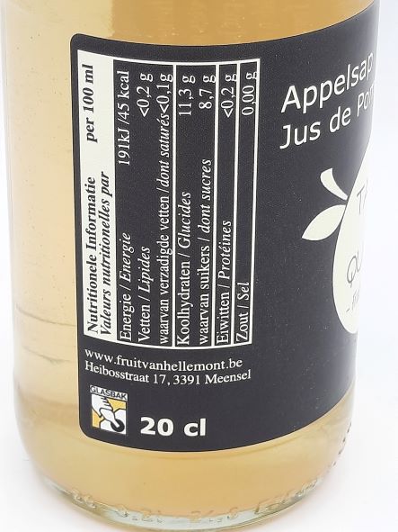 Appelsap 20cl